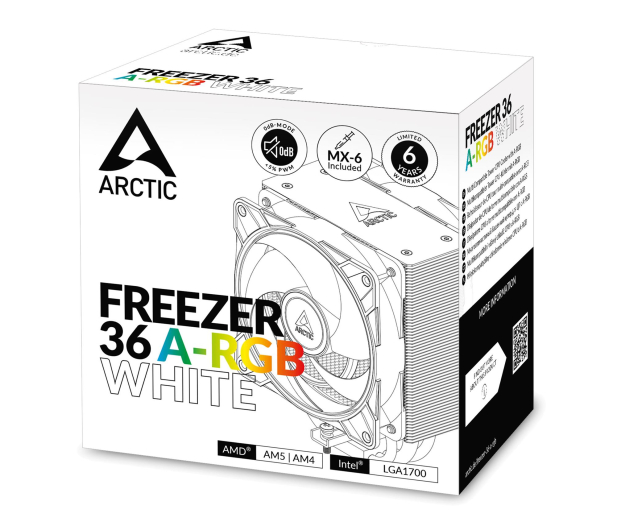 ARCTIC Freezer 36 ARGB White 120mm ACFRE00125A - 1353171 - zdjęcie 6